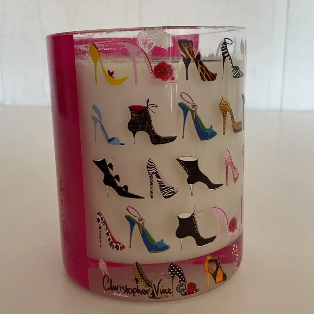 Vintage Christopher Vine Design Australia Shoe Fashionista Soy wax Candle NWOT